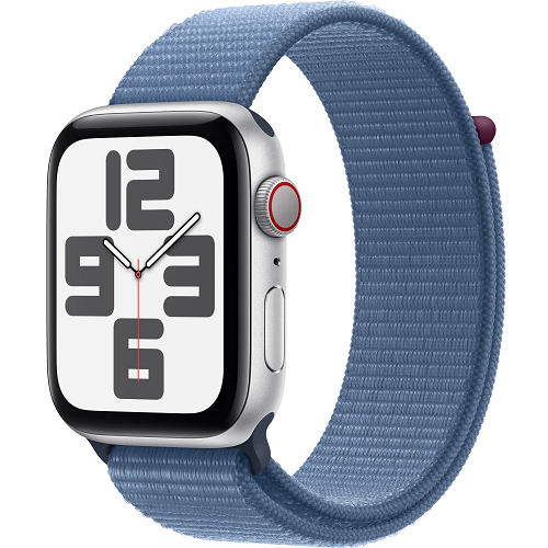 Apple Watch SE (2nd generation), 44mm, GPS + Cellular, Sport Loop - Silber
