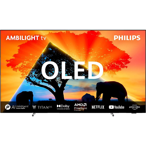 PHILIPS 55OLED759/12 (Flat, 55 Zoll / 139 cm, OLED 4K, SMART TV, Ambilight)