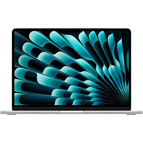 Apple MacBook Air, 13.6-inch, M3 Chip, 8-core CPU, 10-core GPU, 24GB Unified Memory, 512GB SSD - Silber