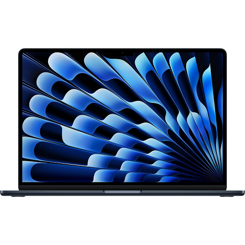 Apple MacBook Air, 15-inch, M4 chip, 10-core CPU, 10-core GPU, 16GB Unified Memory, 256GB SSD - Mitternacht